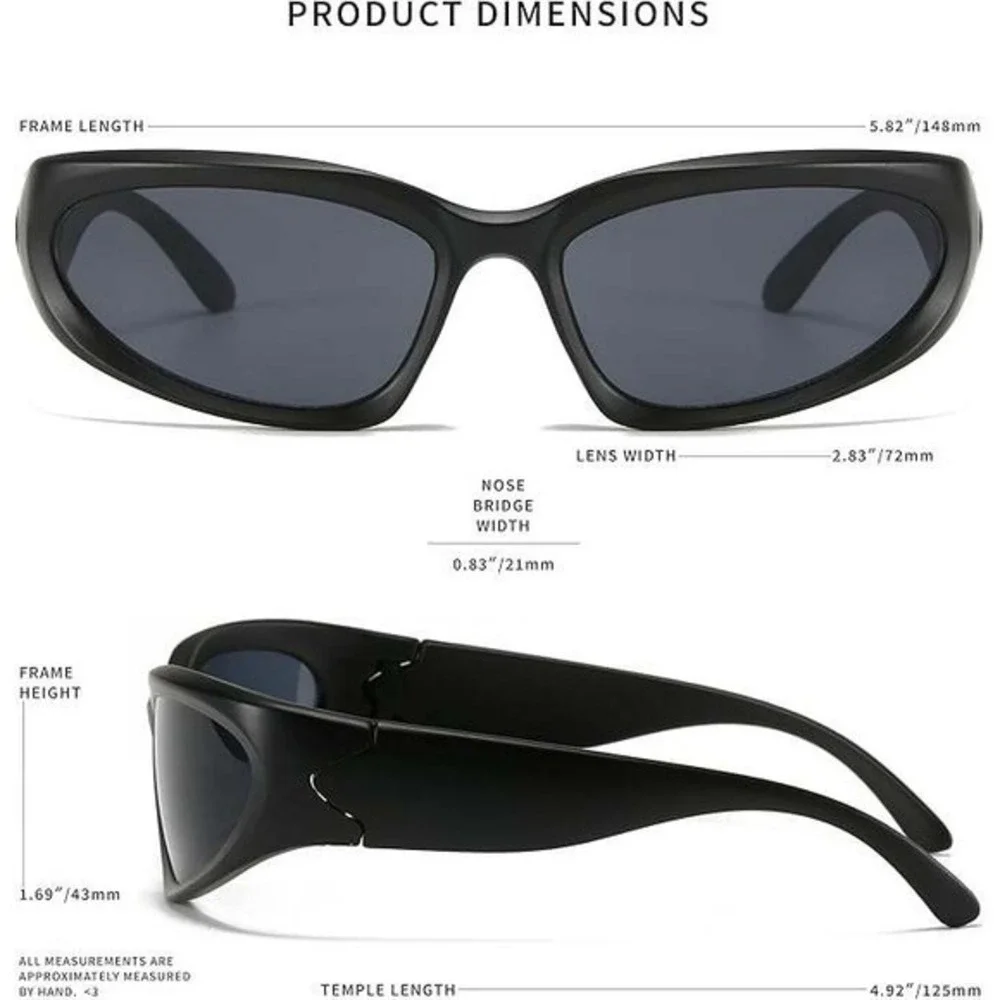 Fashion Women Sunglasses White Frame Black‎ Lens 100% UV Protection Street Wear